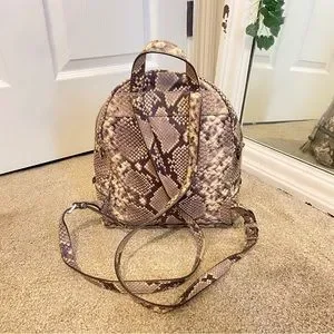 Michael Kors Brown Snake Print Backpack Michael Kors | Bags | Michael Kors Brown Snake Print  main image 2